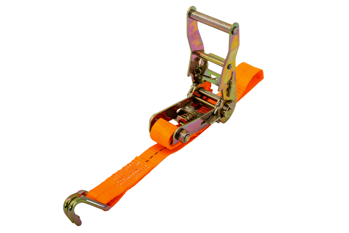 UNITRAILER 4m/25mm/1t oranje transportband met spaninrichting