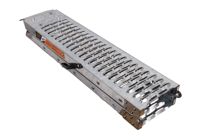 UNITRAILER ALR004B opklapbare stalen oprijplaten voor trailers, 190 cm, 400 kg, set van 2