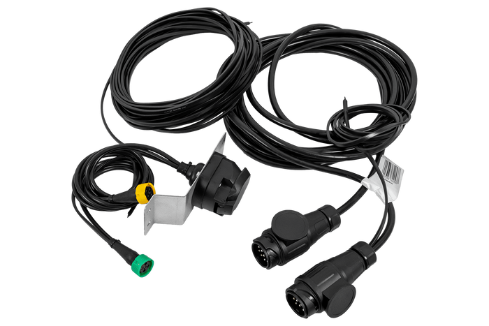 Faisceau électrique MANTES pour remorque de bateau, 9,57 m, prise 13 broches, baïonnettes 2 x 5 broches