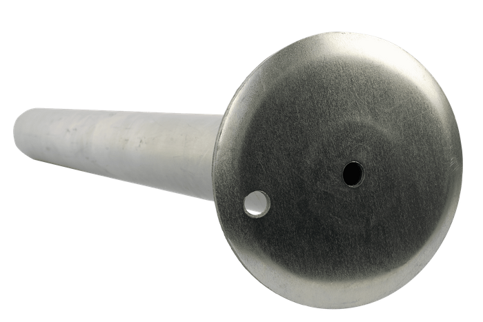 Uitschuifbare krukassteun WINTERHOFF ST48-120 voor aanhanger van 150 kg 600-820 mm