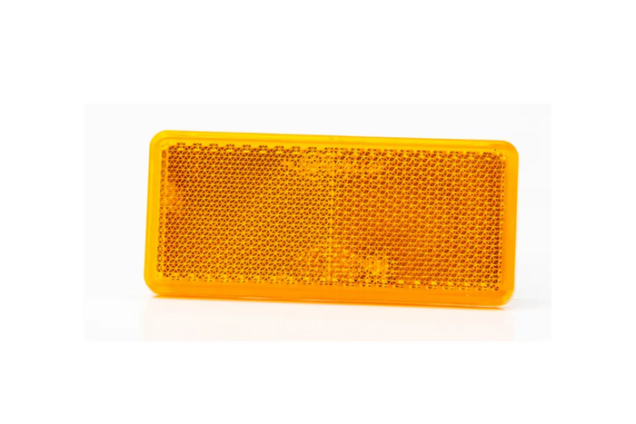 Rechthoekige reflector oranje FRISTOM DOB-035Z 90x40mm reflectorlamp