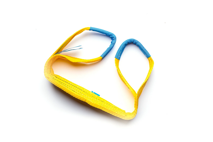 Sangle, elingue de levage HEFFA 6 m/90 mm/3 t avec boucles