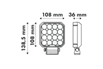 LED-werklamp met schijnwerper LAYTZ LY7107 64xLED 6400lm vierkant