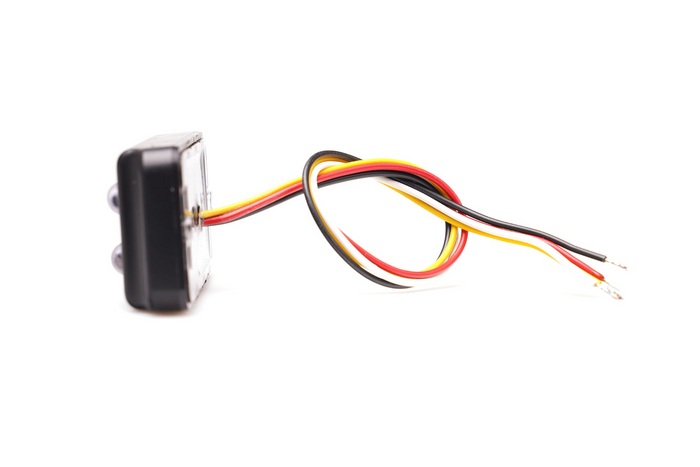Lampe d'avertissement WAŚ 2469 W284 LED clignotante orange MASTER/SLAVE