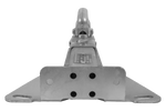 KNOTT KQ14-A+KZE7.5 kogelkoppeling voor een aanhanger van 750 kg met een V-vormige dissel.