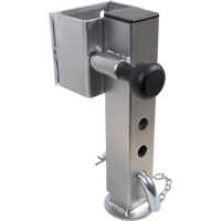 Support de manivelle extensible UNITRAILER JL1 pour remorque plateau 1500 kg 346-576 mm