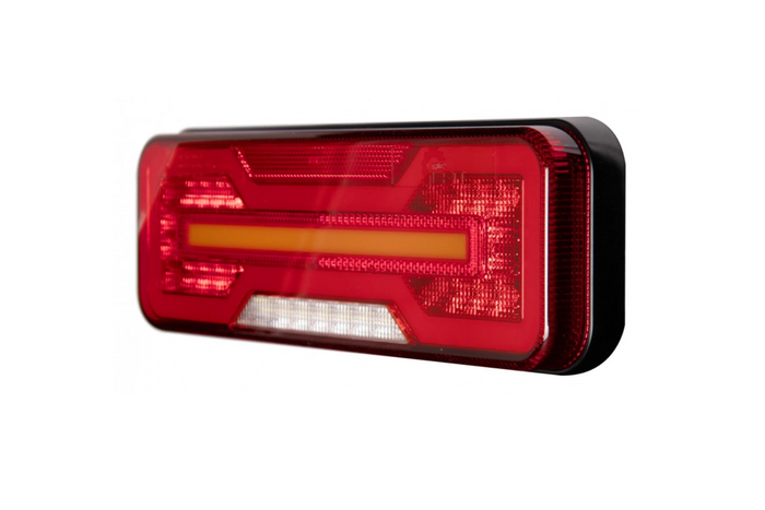 Feux arrière dynamiques LED néon TruckLED L1871+L1872, câble de 0,35 m, 6 fonctions, gauche + droite