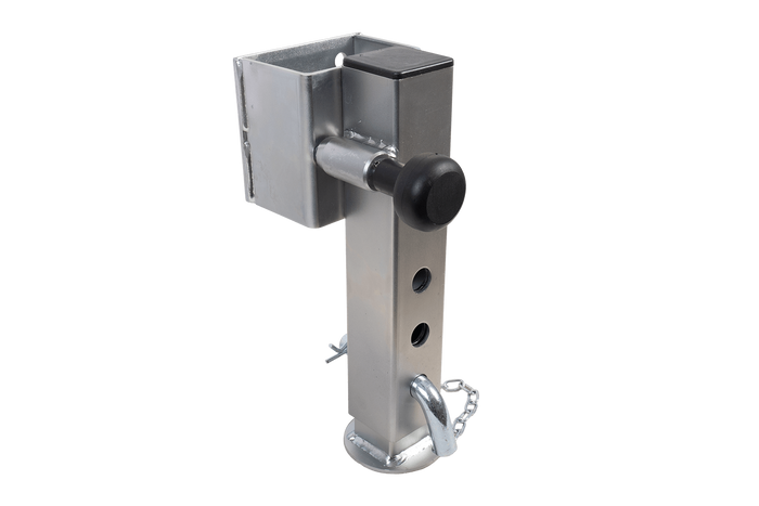 Support de manivelle extensible UNITRAILER JL1 pour remorque plateau 1500 kg 346-576 mm