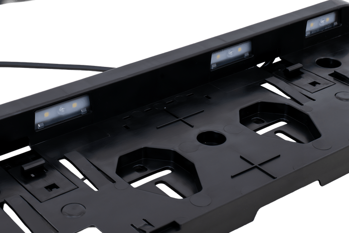 Cadre de plaque d'immatriculation avec éclairage LED FRISTOM FT-264 LED M15