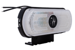 Feu de gabarit, position universel LED blanc WAŚ W240 1600 avec support