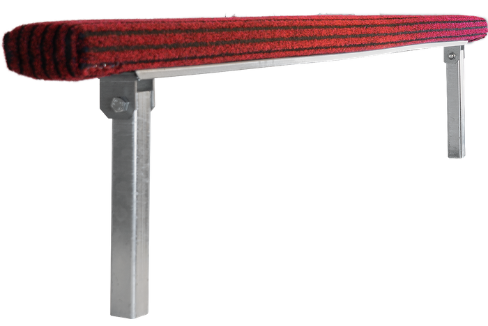 UNITRAILER platte zijsteun, lengte 200cm, hoogte 30cm, voor boottrailer