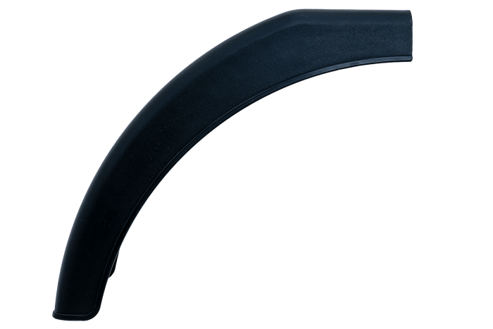 Demi-garde-boue pour remorque DOMAR DR1012201 passage de roue 384/200mm droit