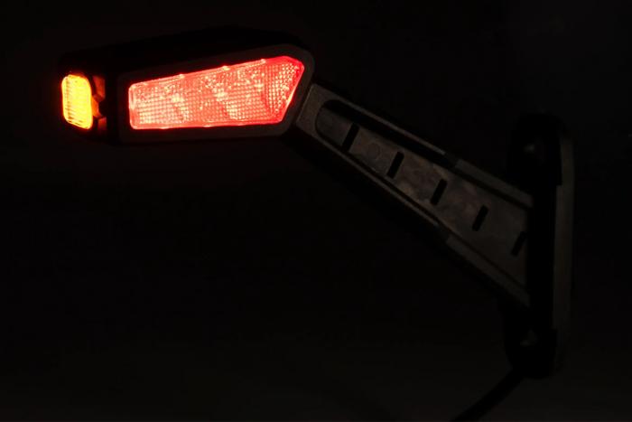 Feu de gabarit gauche à LED FRISTOM FT-146 sur bras en caoutchouc