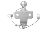 Boule d'attelage, retule double fonction ProPlus 341216V01, entraxe de 50 mm, capacité de remorquage de 3500 kg