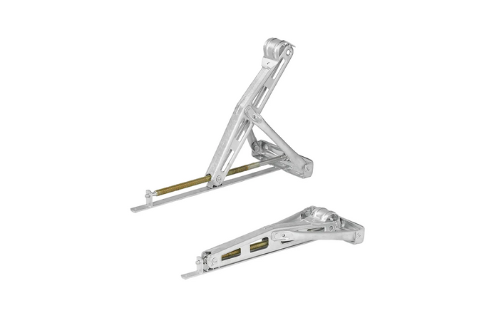 ProPlus 361506 uitschuifbare hoeksteunstabilisator voor aanhangers van 1100 kg (495 mm)