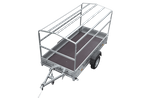 Arceau, cadre H-1100 pour bâche de la remorque UNITRAILER GARDEN TRAILER 264 et 264/2KIPP