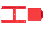 Trappe à grains rouge UNITRAIER pour remorques agricoles 250x355mm