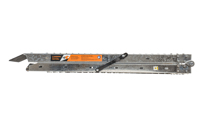 UNITRAILER ALR004B opklapbare stalen oprijplaten voor trailers, 190 cm, 400 kg, set van 2