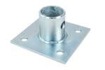 Support extensible avec adaptateur UNITRAILER TJ5002+TJ5002A pour remorque plateau 1300 kg, 560-940 mm