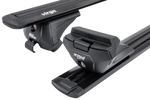 Inter Pack Virgo IR 120 (G2) dakdrager voor geïntegreerde dakrails (zwart)