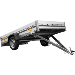 Remorque à côtés en aluminium 264x150 Unitrailer Garden 265 KIPP ALU