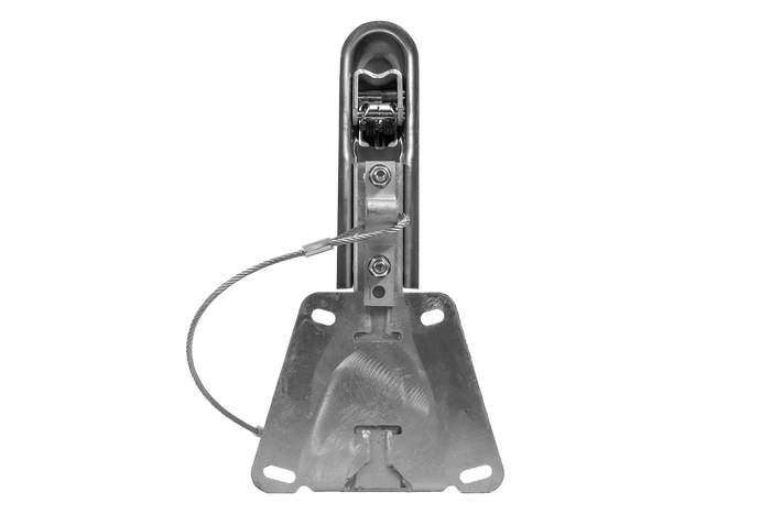Attelage à boule KNOTT KQ14-A+KZE7.5 pour remorque de 750 kg avec timon en V
