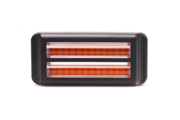 Lampe d'avertissement WAŚ 2469 W284 LED clignotante orange MASTER/SLAVE