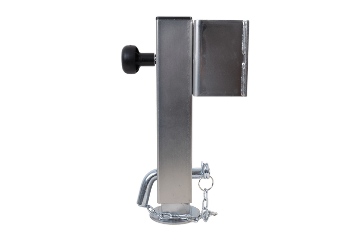 Support de manivelle extensible UNITRAILER JL1 pour remorque plateau 1500 kg 346-576 mm