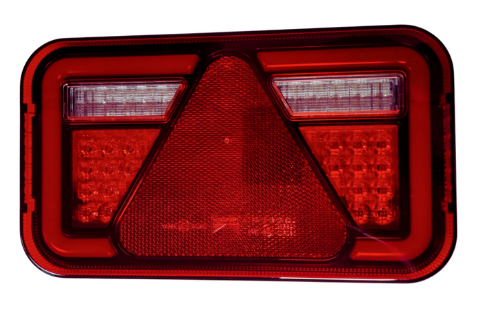 Feu arrière à LED ASPÖCK MULTILED IV, baïonnette 5 broches, 5 fonctions, côté droit