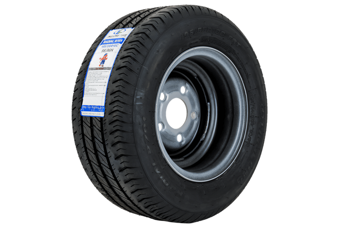Versterkt wiel voor aanhangwagen LINGLONG BAND 195/55 R10C 98/96N UNITRAILER VELG 6Jx10"H2 5x112 ET -4