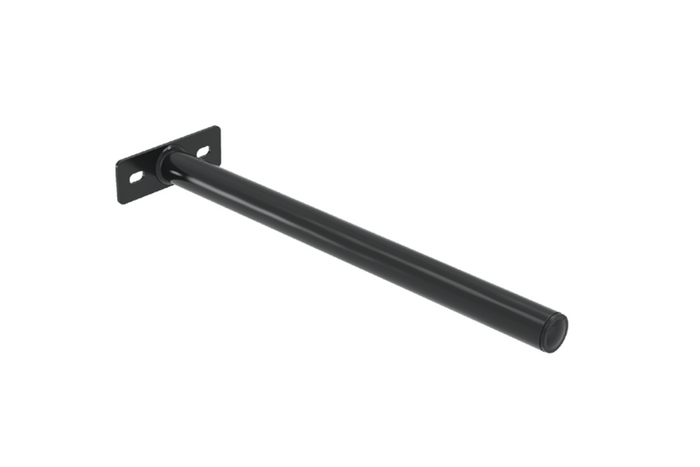 Rechte buis voor de montage van het DOMAR D51100 spatbord, beugeldiameter 33 mm, lengte 450 mm