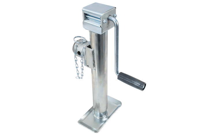 Support extensible avec adaptateur UNITRAILER TJ5001+TJ5002A pour remorque plateau 1300 kg, 364-614 mm