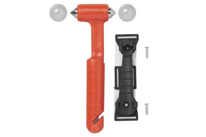 Marteau d'urgence vitre avec coupe-ceinture ProPlus 540050